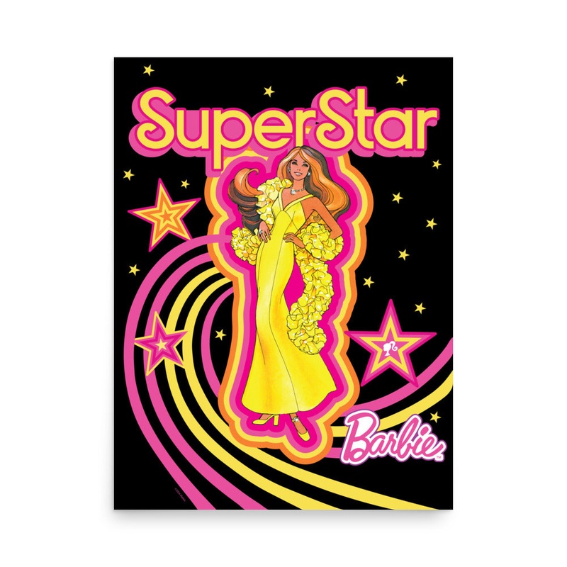 Barbie 1970’s Superstar Poster