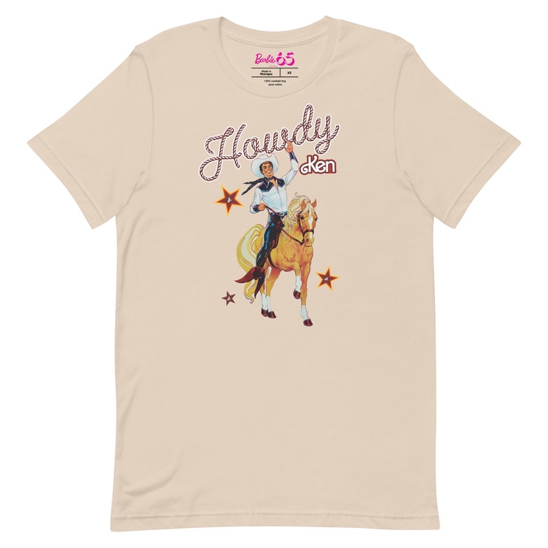 Barbie 1980’s Howdy Ken Cream T-Shirt