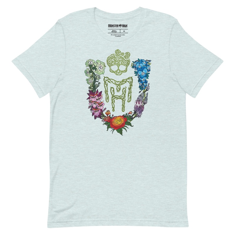 Monster High Pride Floral Blue T-Shirt (Jeremy Holder)