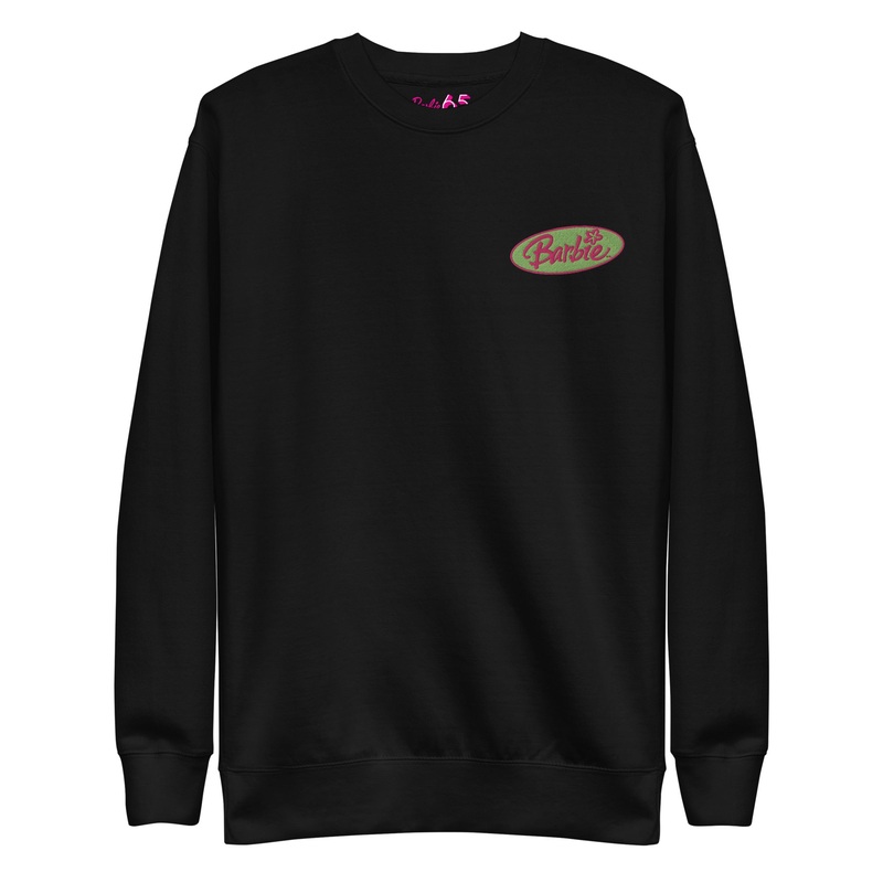 Barbie 2000’s Forever Iconic Y2K Green Logo Sweatshirt