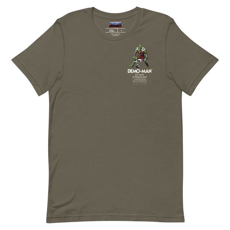 Masters of the Universe Demo-Man Comic Olive T-Shirt
