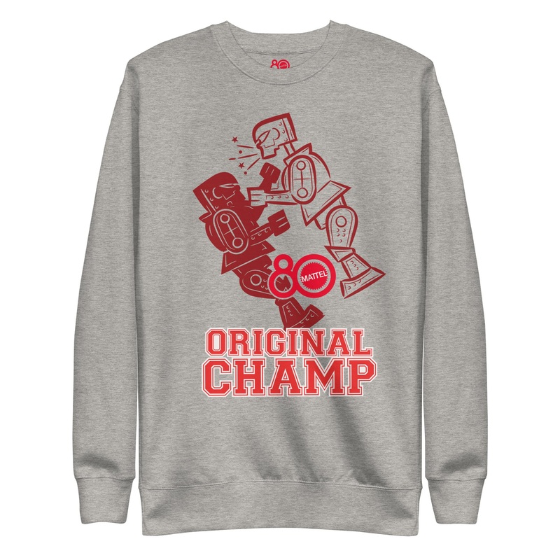 Mattel 80th Rock ‘Em Sock ‘Em Robots Original Champ Sweatshirt