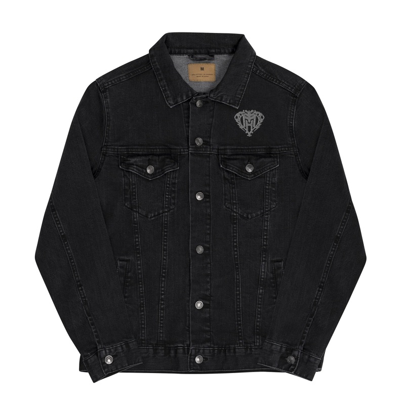 Monster High Embroidered Black Denim Jacket