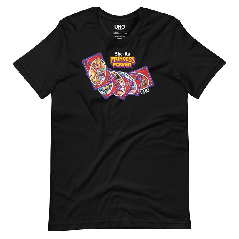 UNO Masters of the Revolution She-Ra Princess Power Black T-Shirt