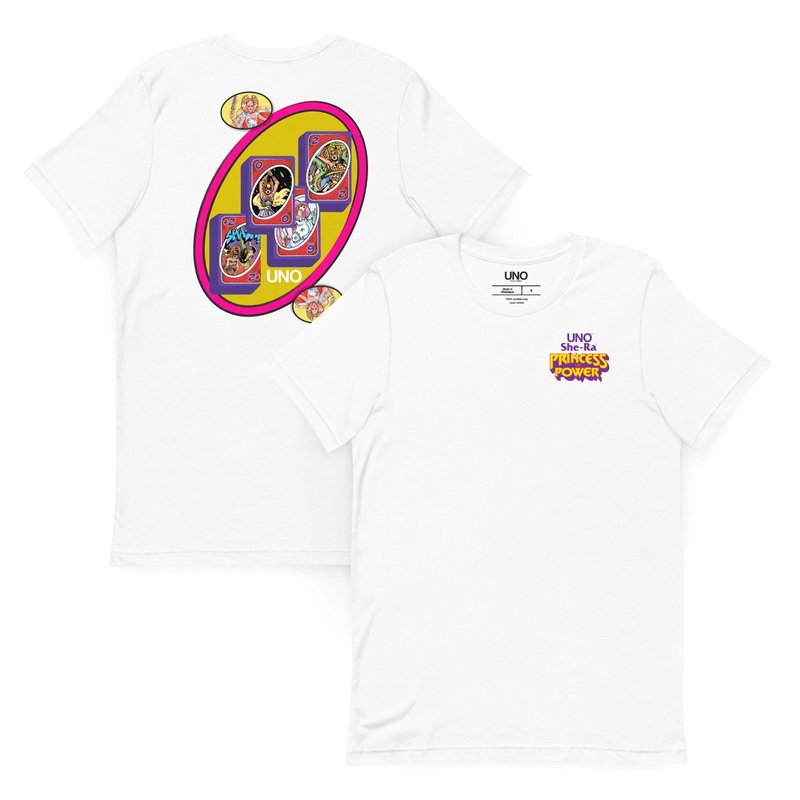 UNO Masters of the Revolution She-Ra Princess Power White T-Shirt
