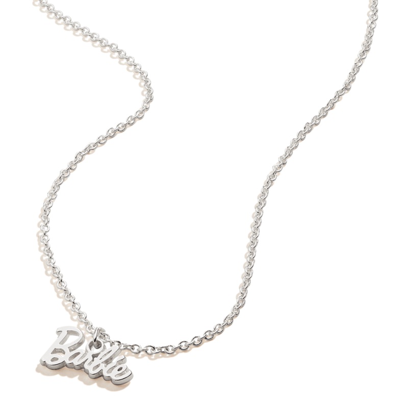 Alex and Ani Barbie Name Plate Adjustable Necklace