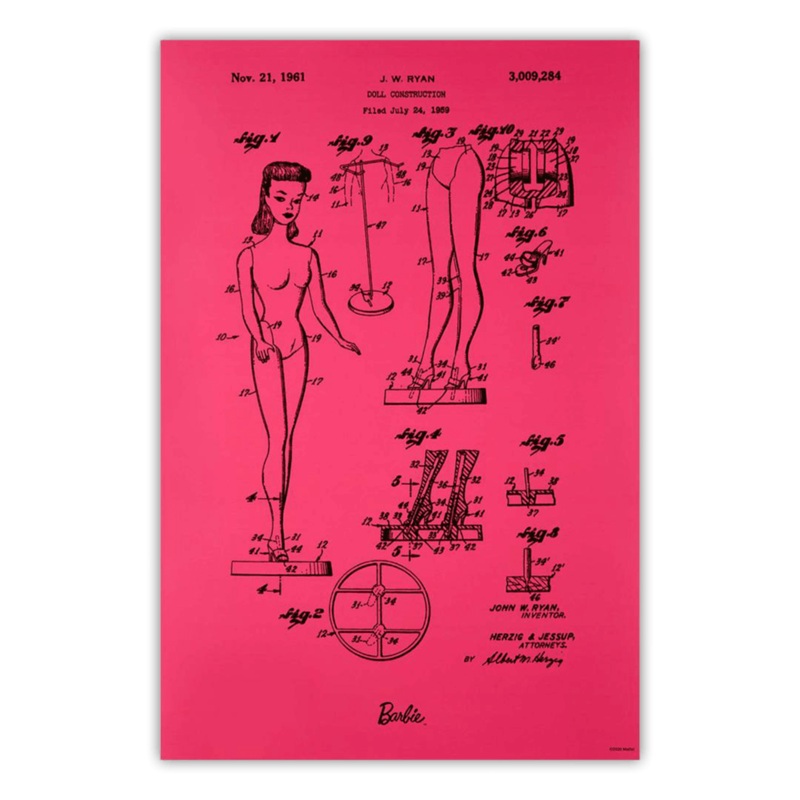 Art of Engineering Barbie Print