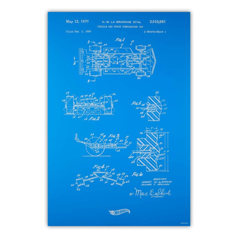 Art of Engineering Hot Wheels Print