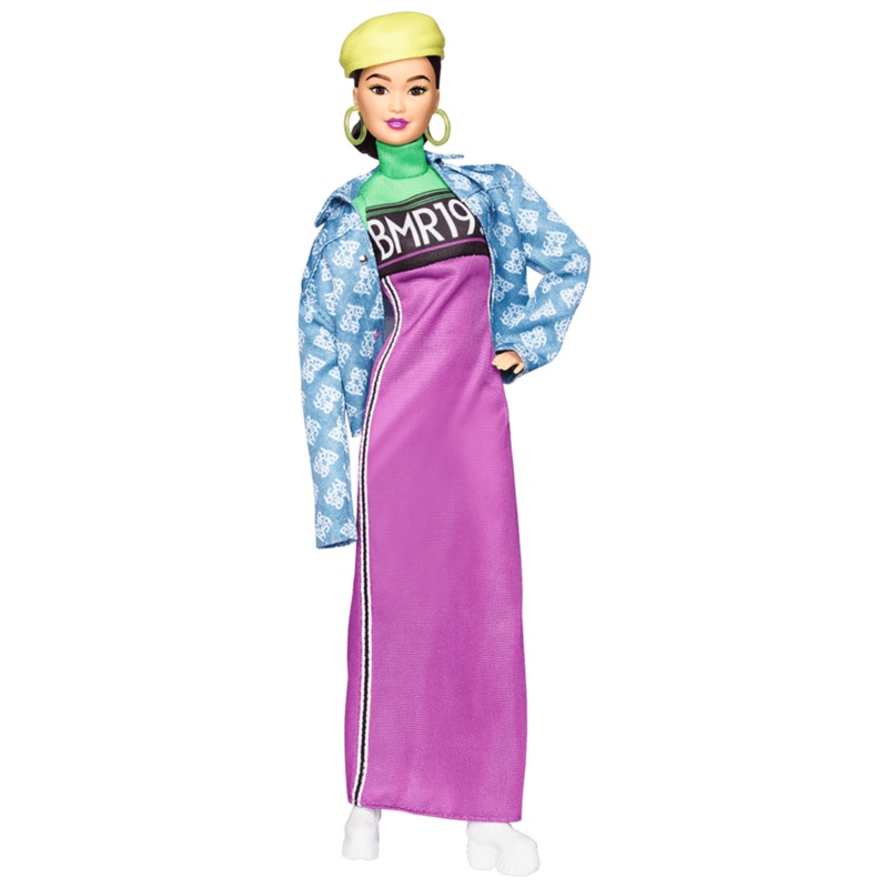 Barbie BMR1959 Doll – Neon Motocross Dress & Oversized Denim Jacket
