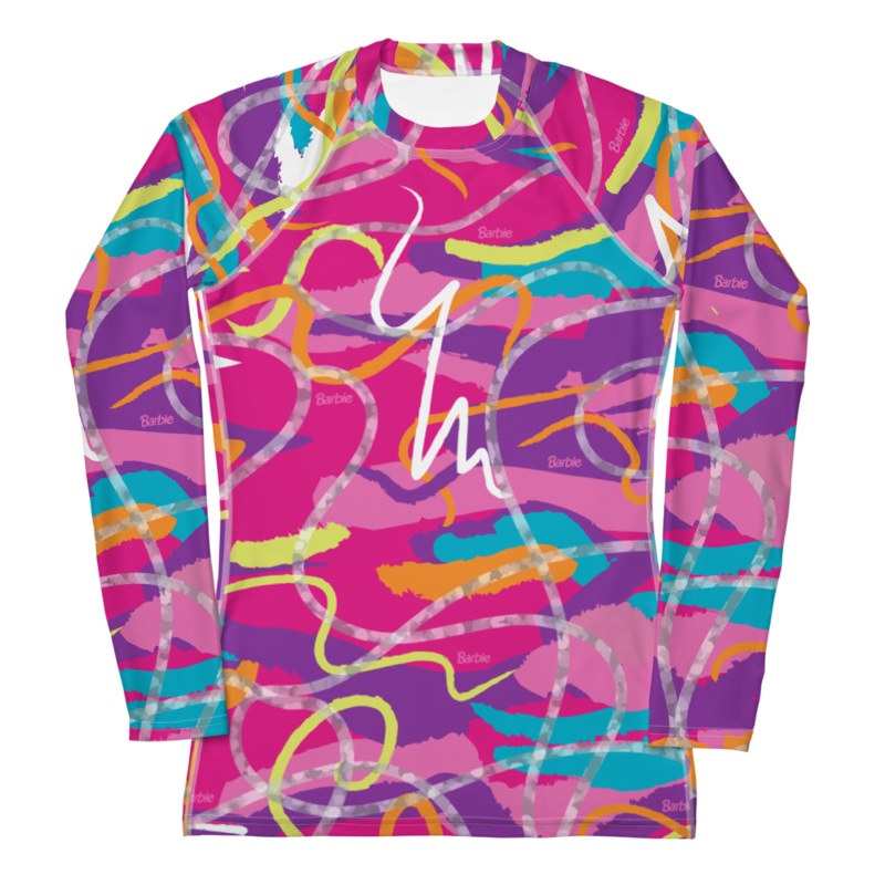 Barbie 80s Themed Neon Print Top