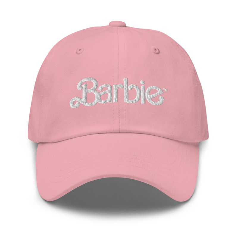 Barbie Classic Logo Pink Baseball Hat