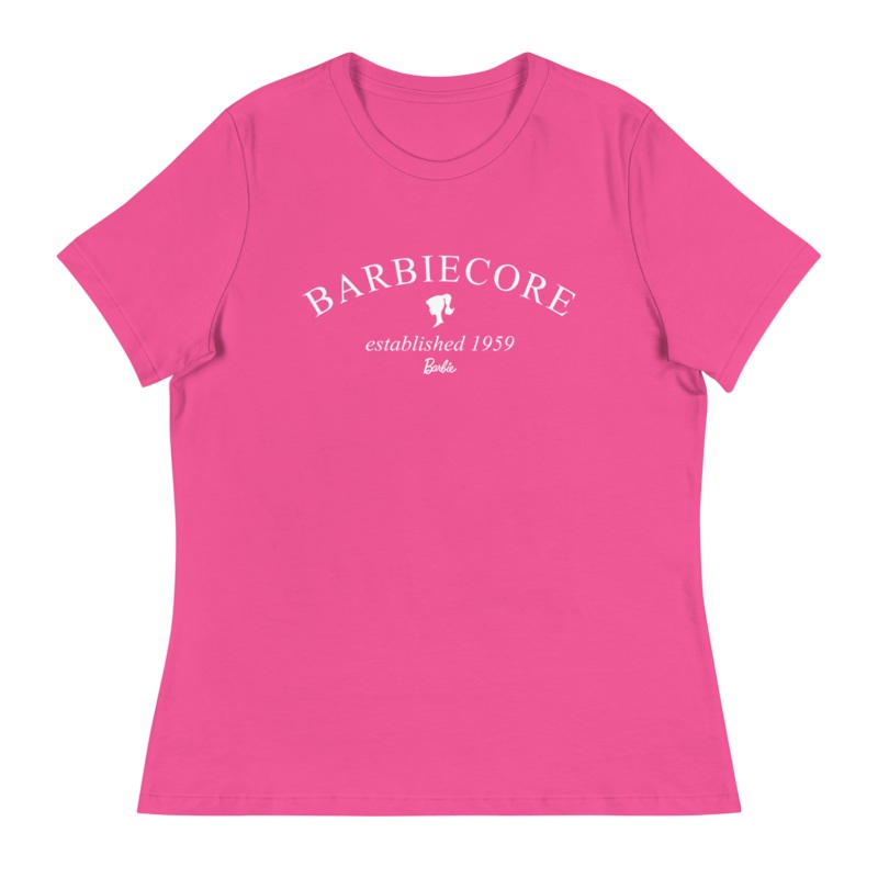 Barbiecore Established 1959 Logo Women’s Relaxed T-Shirt