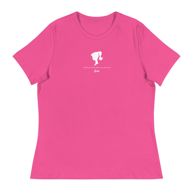 Barbiecore Since Before You Were Born Logo Women’s Relaxed T-Shirt