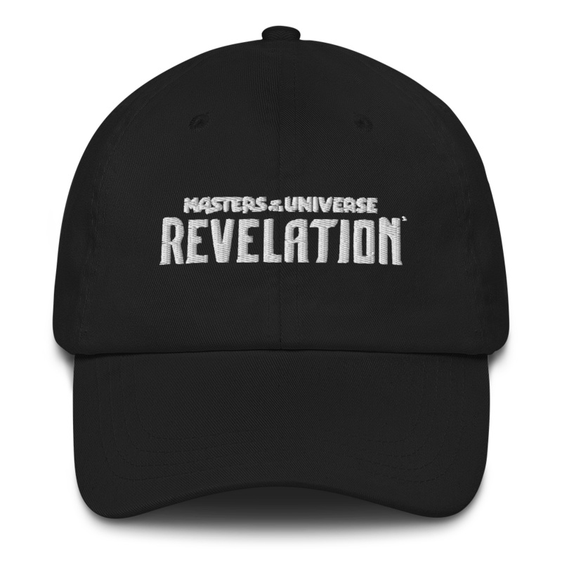 Masters of the Universe Revelation Logo Black Dad Hat