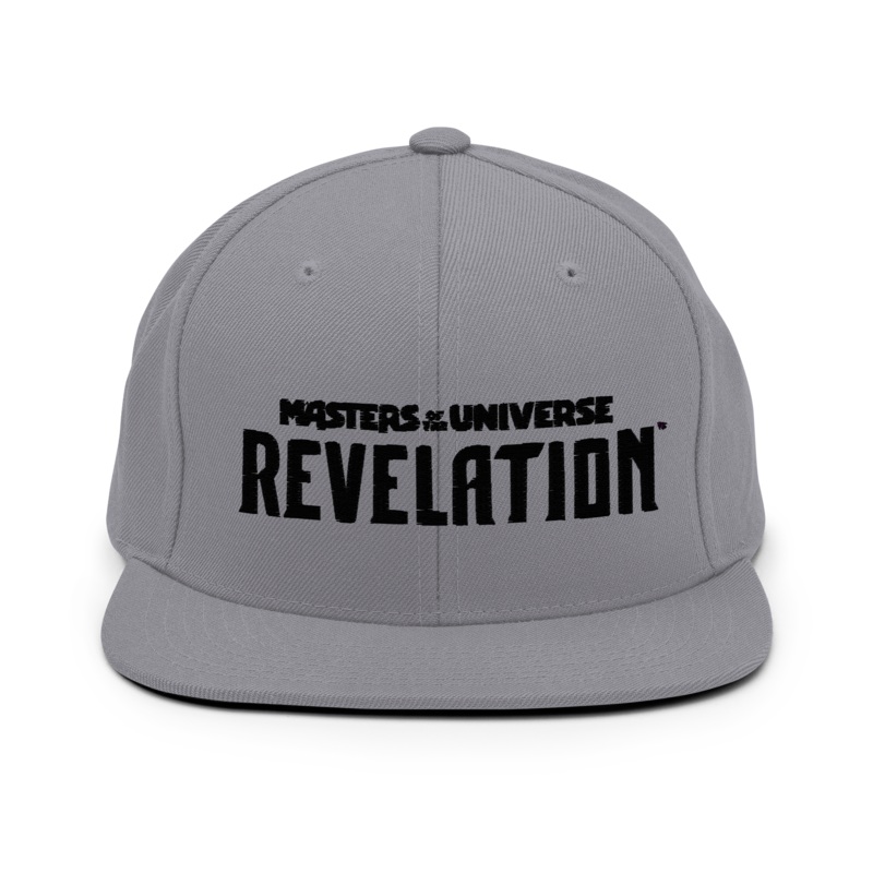 Masters of the Universe Revelation Logo Grey Snapback Hat