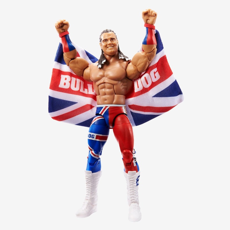 WWE British Bulldog Elite Collection Action Figure