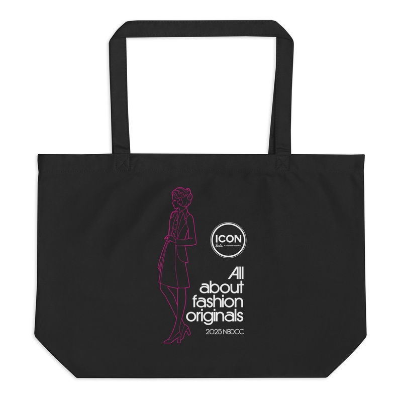 Barbie 2025 NBDCC Icon Black Large Tote Bag