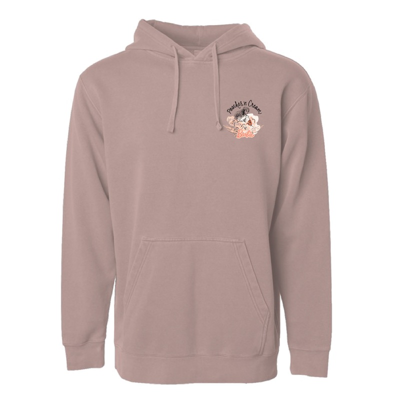 Barbie Peaches ‘n Cream Mauve Hoodie