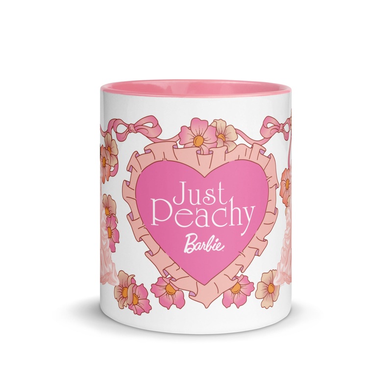 Barbie Peaches ‘n Cream White Mug
