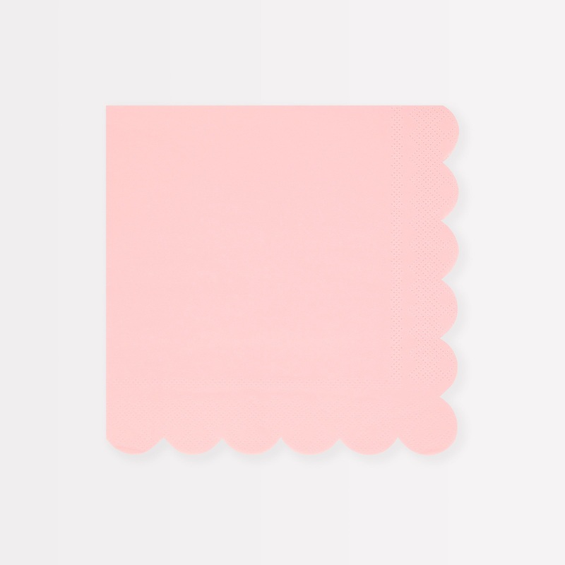 Cotton Candy Pink Large Napkins (x 16)