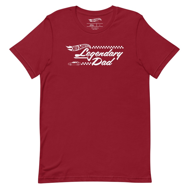 Hot Wheels Legendary Dad Red T-Shirt