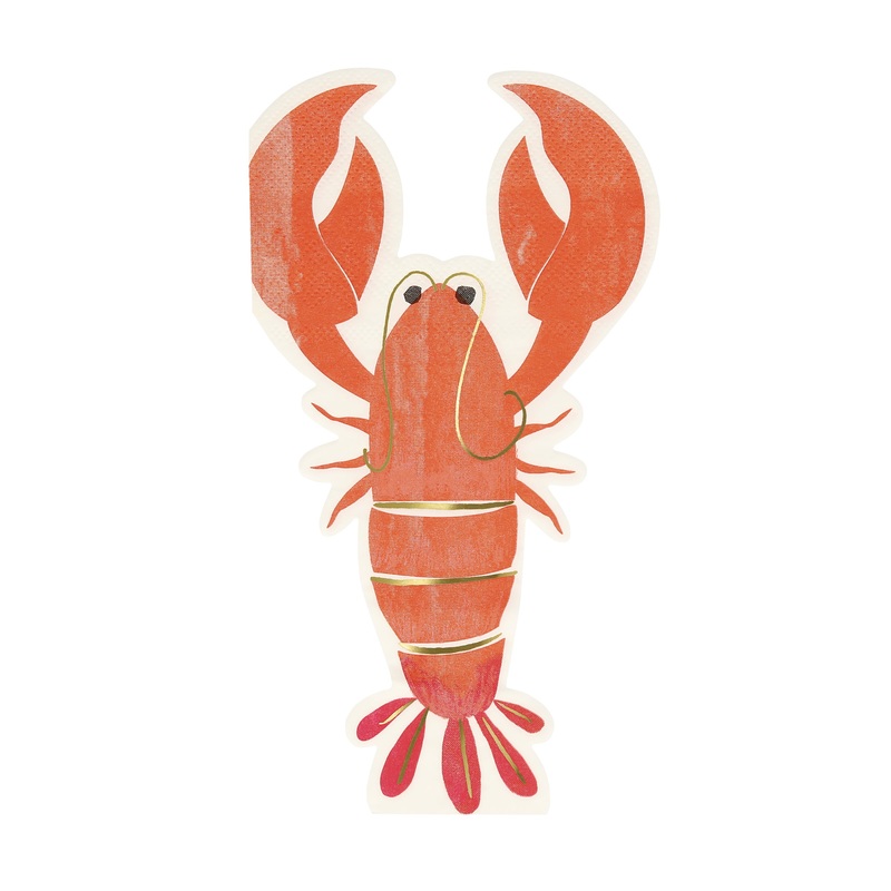 Lobster Napkins (x 16)
