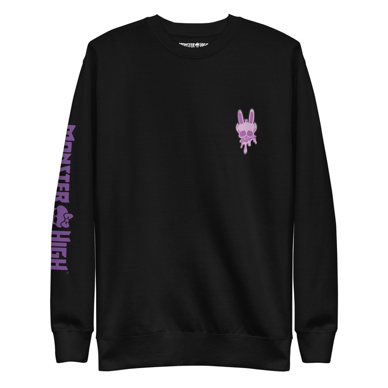 Monster High Sweet Scream Twyla Embroidered Black Sweatshirt