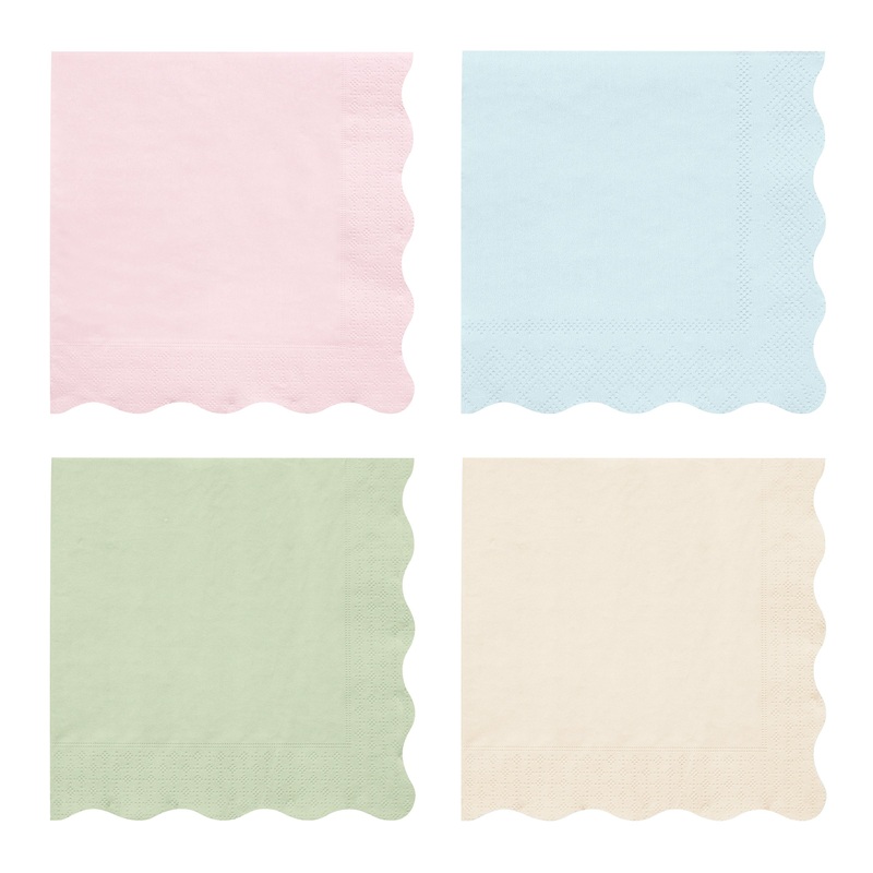 x Ladure Paris Large Napkins (x 16)
