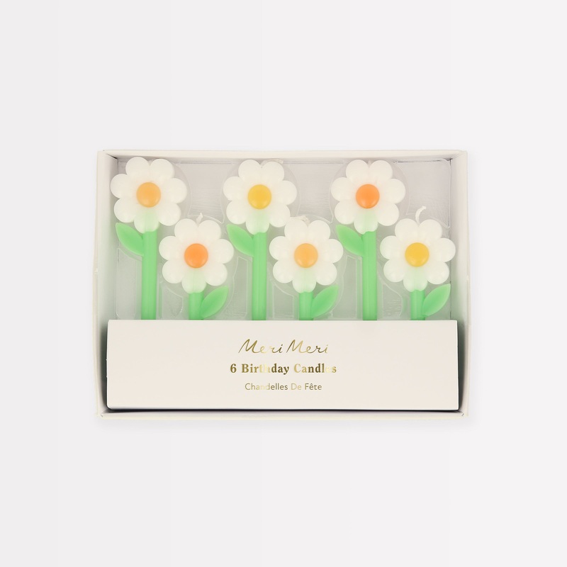 Daisy Candles (x 6)