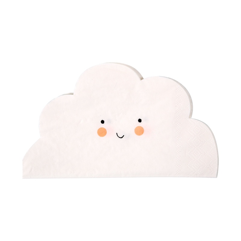 Happy Cloud Napkins (x 20)