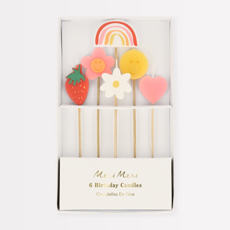 Happy Icons Candles (x 6)