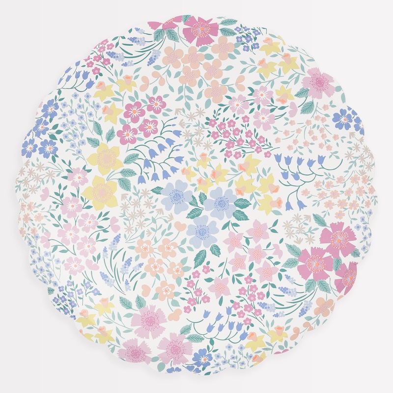 Cottage Garden Dinner Plates (x 8)