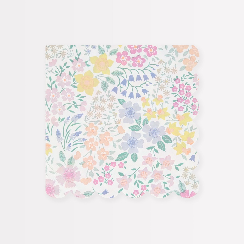 Cottage Garden Large Napkins (x 16)