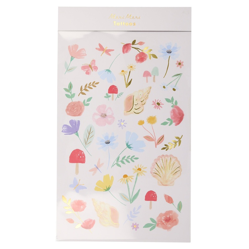 Floral Tattoo Sheets (x 2 sheets)