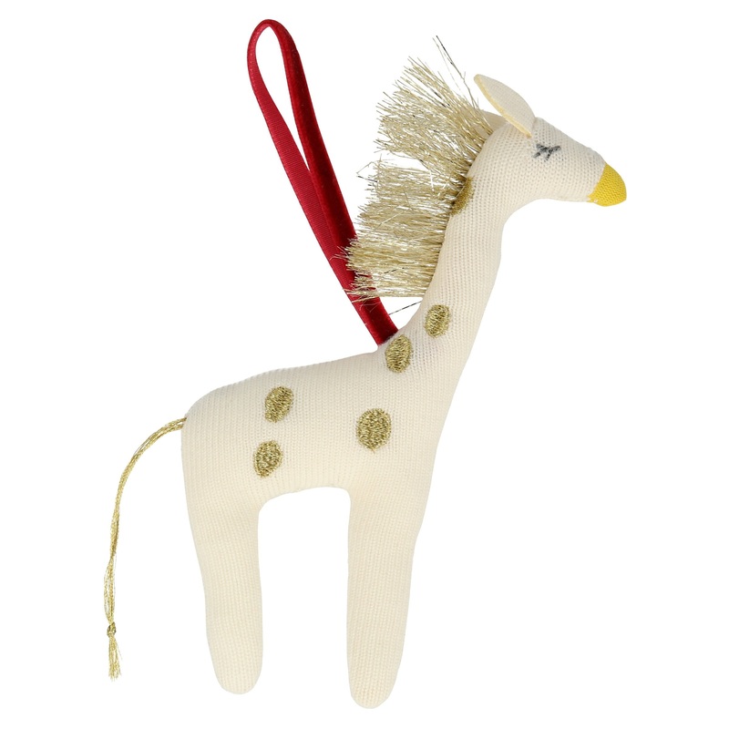 Knitted Giraffe Tree Decoration