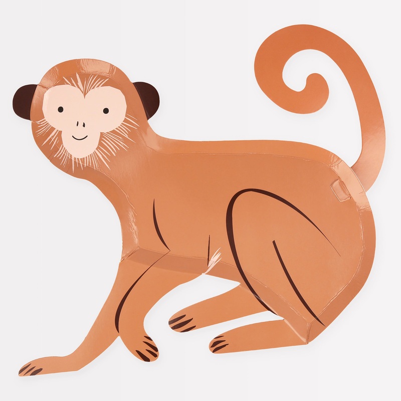 Monkey Plates (x 8)