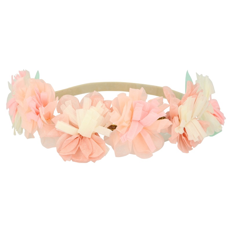 Pink Blossom Crowns (x 6)