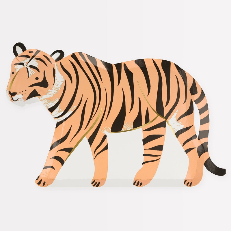 Tiger Plates (x 8)