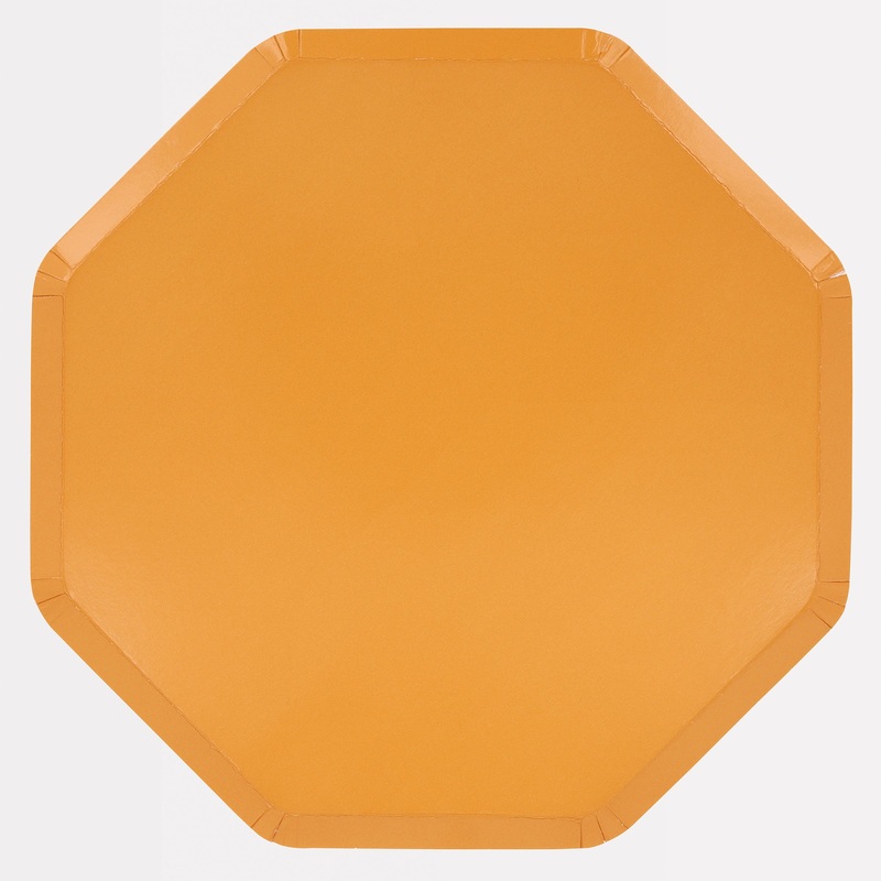 Harvest Yellow Dinner Plates (x 8)