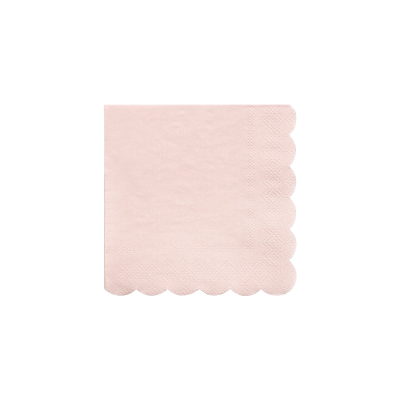 Dusky Pink Small Napkins (x 20)