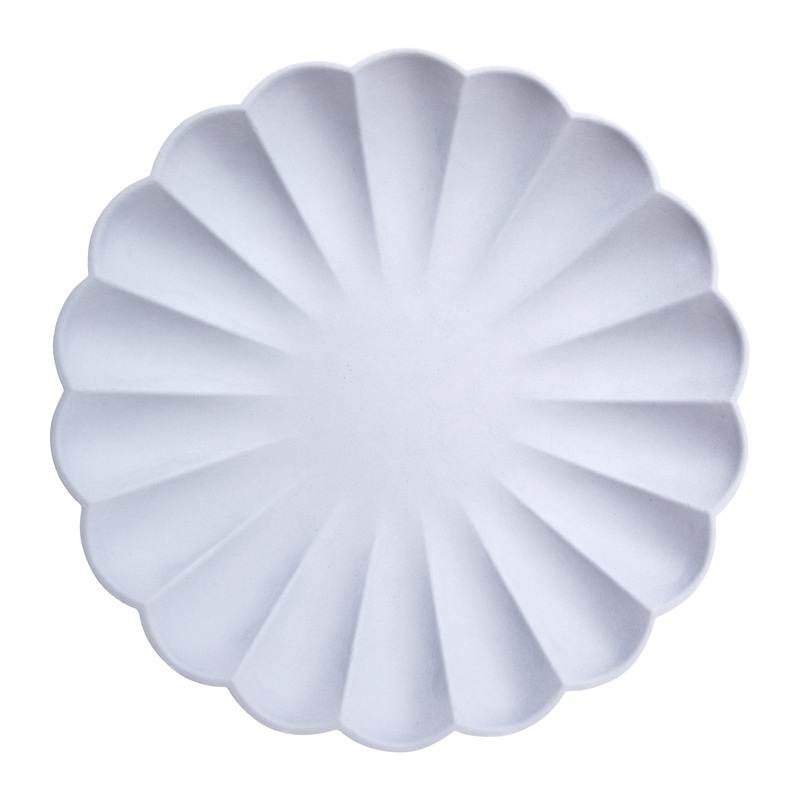 Large Soft Lilac Compostable Plates (x 8)