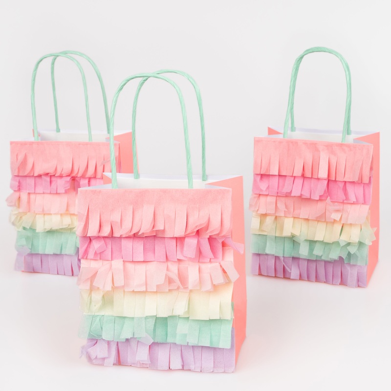Meadow Unicorns Fringe Party Bags (x 8)