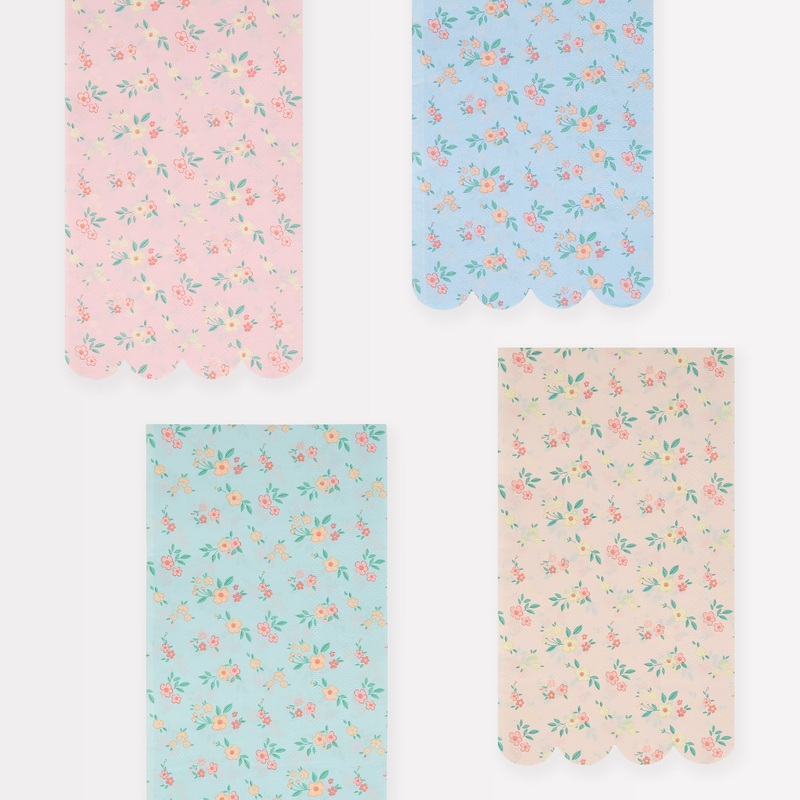 Vintage Ditsy Guest Towels (x 16)