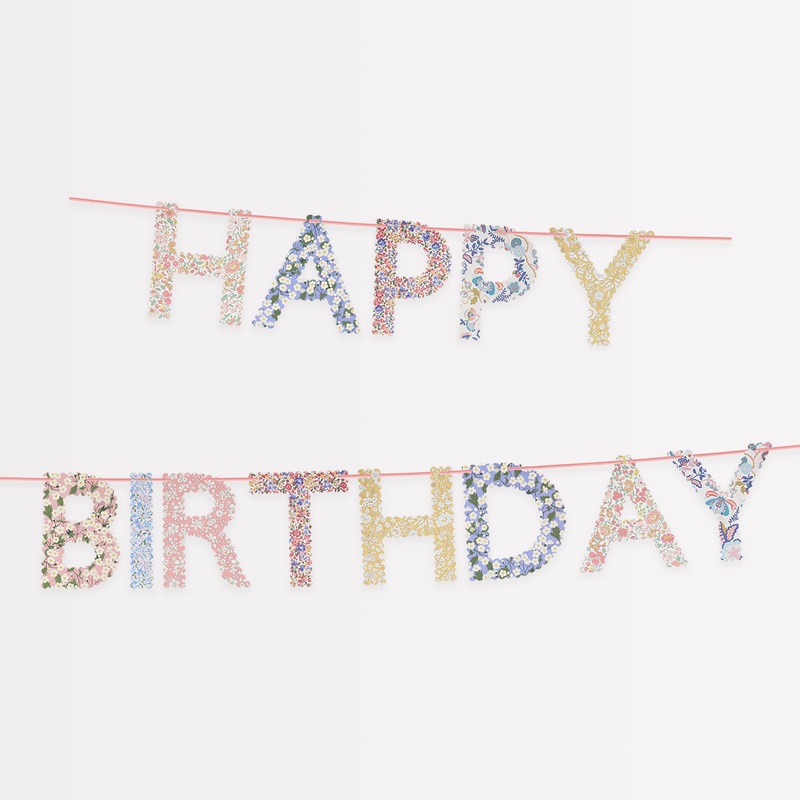 x Liberty Happy Birthday Garland