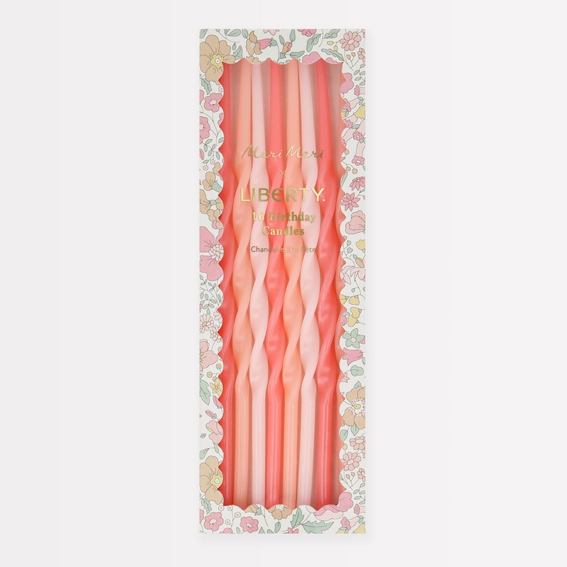 x Liberty Wharfedale Party Candles (x 16)