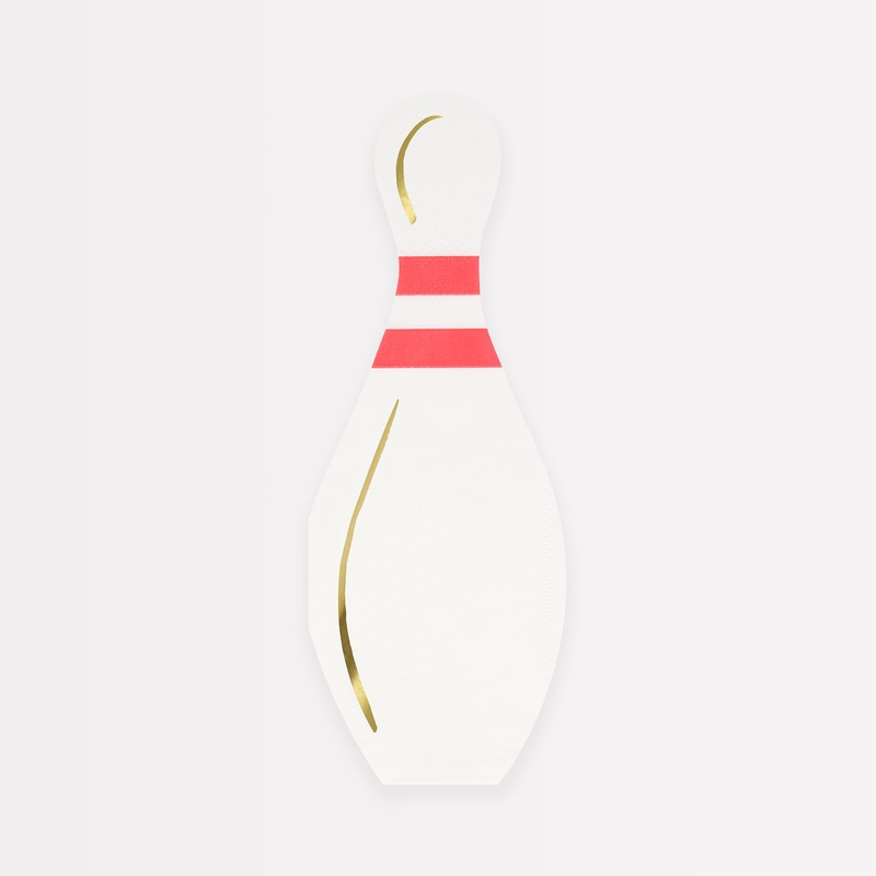 Bowling Napkins (x 16)