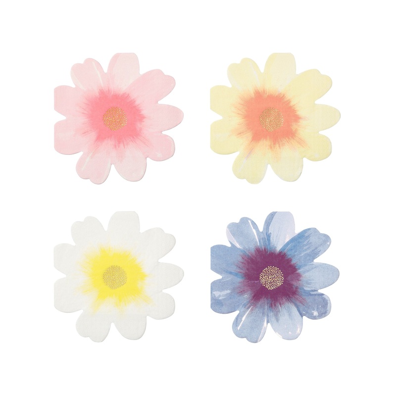 Flower Garden Napkins (x 16)