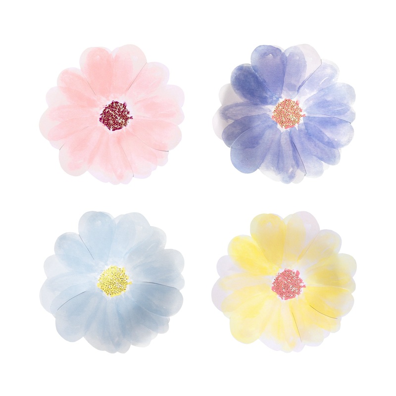 Flower Garden Small Plates (x 8)