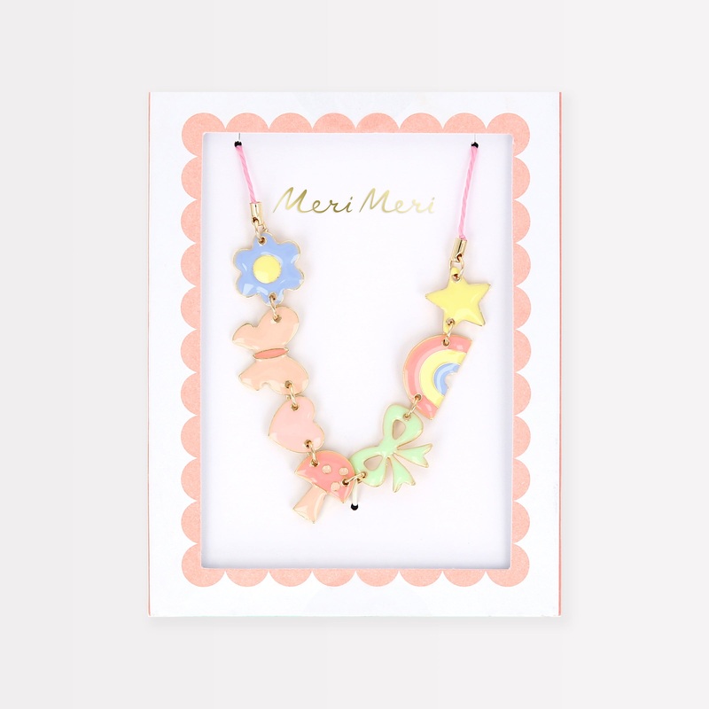 Fun Icons Enamel Charm Necklace