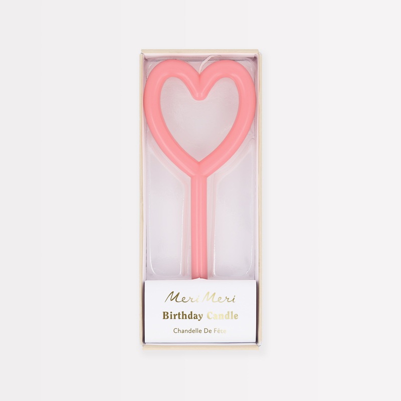 Slim Heart Candle